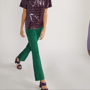 CYNTHIA ROWLEY Suede Cargo